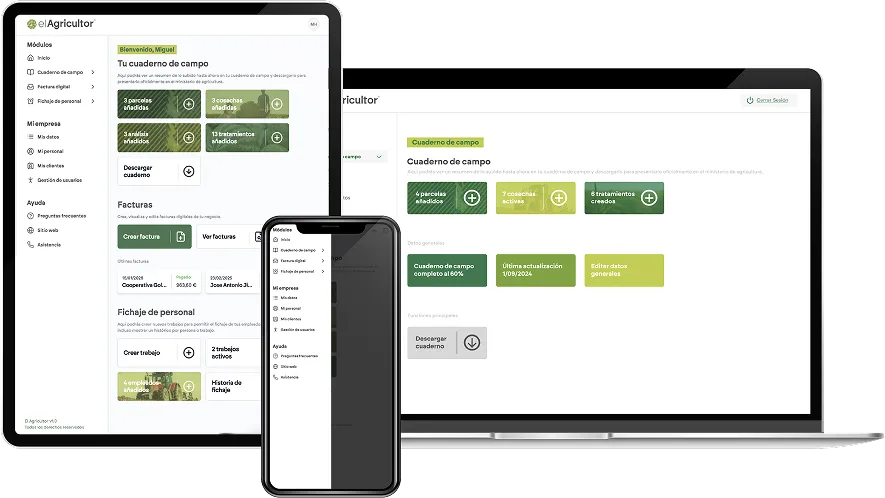 El Agricultor en desktop