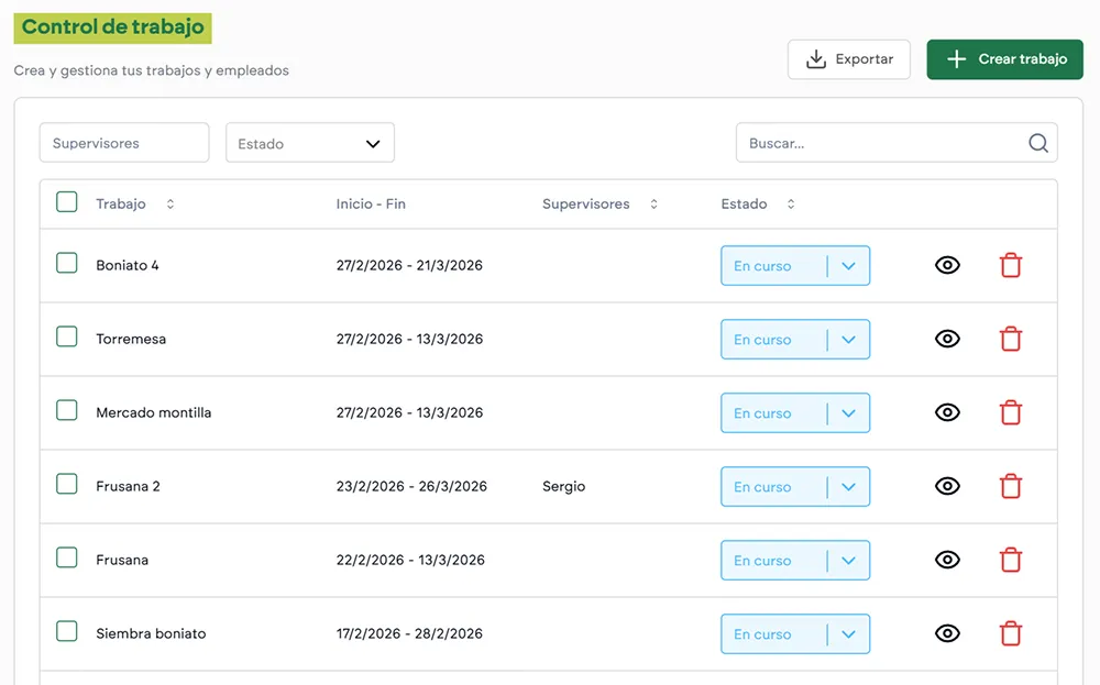 Tareas y asignación